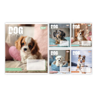 Зошит шкільний Yes Dog too pup А5 12 аркушів клітинка (768731)
