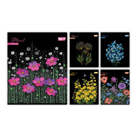 Зошит учнівський Yes Floral bloom А5 48 аркушів клітинка (768594)