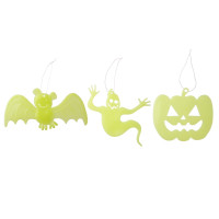 Набор подвесок Yes! Fun Хэллоуин Monster team 3 шт светятся в темноте (974347)