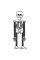 Набор декораций для Хэллоуина skeleton (SET-KB3)