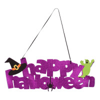 Декор Yes Fun Хэллоуин Happy Halloween 61*20 см ЭВА глиттер (973705)