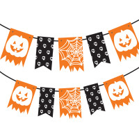 Гирлянда бум. флажки Yes! Fun Хэллоуин Halloween Party 13 флажков 3м (801179)
