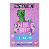 Папір кольоровий односторонній Yes Minecraft Spring 20 аркушів А4 скоба (955461)