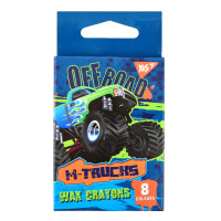 Воскові олівці YES 8шт. M-Trucks 7*90мм YES код: 590137