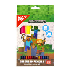 Олівці кольорові 18/36 кол. Minecraft Yes (290768)