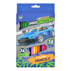 Карандаши 18/36 цвета Street racing код: 290488