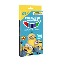 Олівці кольорові YES 12 кольорів Minions (290706)