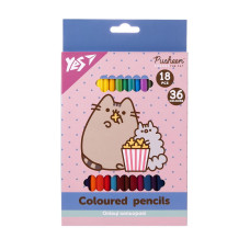 Олівці кольорові 18/36 кол. Pusheen Yes (290769)