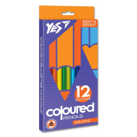 Олівці кольорові YES 12 кол. Erudite (290642)