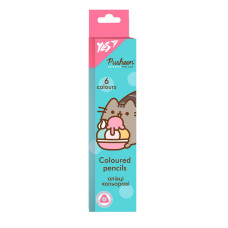 Карандаши цветные YES 6 цв Pusheen (290698)
