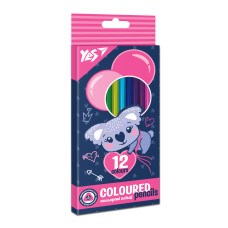 Карандаши цветные YES 12 цв Koala (290660)