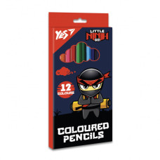 Карандаши цветные 12 цветов Ninja YES (290716)