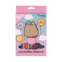 Карандаши цветные 18/36 цветов Pusheen Balloons YES (290751)