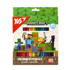 Олівці кольорові 24 кол. Minecraft Yes (290770)