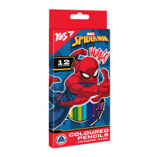Карандаши цветные YES 12 цв. Marvel Spiderman (290667)