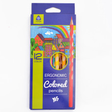 Карандаши 12 цвета Ergonomic YES код: 290509