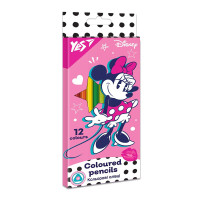 Карандаши цветные YES 12 цв. Minnie Mouse (290668)