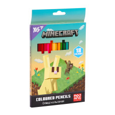 Олівці кольорові Yes 18 кольорів Minecraft Spring (290773)