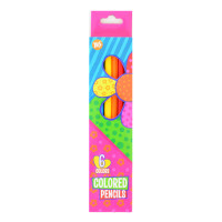 Карандаши 6 цвета "Happy colors" код: 290400
