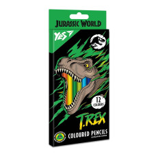 Карандаши цветные YES 12 цв. Jurassic World (290669)