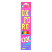 Карандаши 6 цвета Oxford(pink) код: 290402