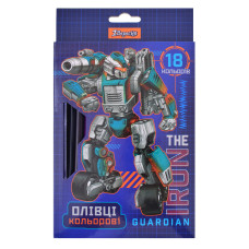 Карандаши 18 цвета Steel Force код: 290546
