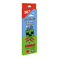 Олівці кольорові YES 6 кол Minecraft (290714)