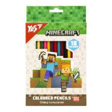 Олівці кольорові 18 кол. Minecraft Yes (290765)