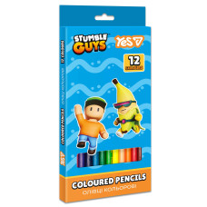 Олівці кольорові Yes Stumble Guys 12 кольорів (290779)