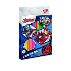 Карандаши цветные YES 18/36 цвета "Marvel" код: 290607