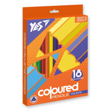 Карандаши цветные YES 18 цв. Erudite (290643)