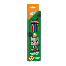 Олівці кольорові YES 6 кол Ninja (290708)