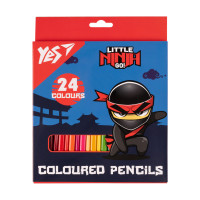 Олівці кольорові 24 кол Ninja синій YES (290743)