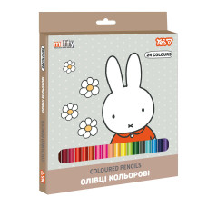 Олівці кольорові Yes Miffy 24 кольори (290793)