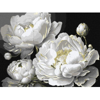 Картина за номерами Бездоганна краса 3 з фарбами металік art_selena_ua 30х40 Ідейка (KHO3298)