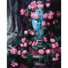 Картина за номерами Удивительные розы ©Popova Josephine 40х50 Идейка (KHO3235)
