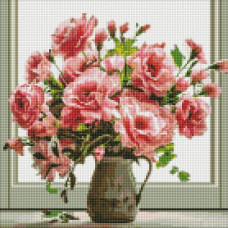Алмазна мозаїка Аромат букета art_selena_ua 40х40 Ідейка (AMO7863)