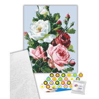 Картина за номерами Трояндова грація 40х50 см Art Craft (504035-NC)