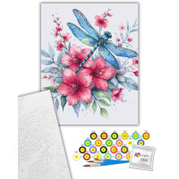 Картина за номерами Бабка в квітах 40х50 см Art Craft (11693-AC)