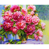 Алмазная мозаика Ароматные цветы 30*40см Santi (954074)