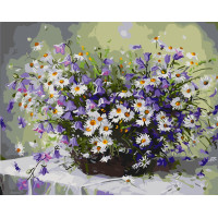 Картина по номерам Цветы. Букет ромашек 40*50 см Оригами 31500 (LW31500)