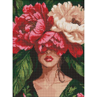 Алмазна мозаїка Загадкові півонії victoria_art_ 30х40 Ідейка (AMO8157)