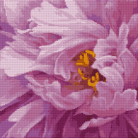 Алмазна мозаїка Рожева півонія artalekhina SANTI 40*40см на підрамнику (954704)