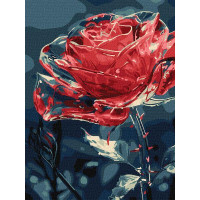 Картина за номерами Кришталева квітка art_selena_ua 30х40 Ідейка (KHO3285)