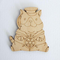 Фигурка из фанеры - Кот моряк