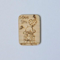 Фигурка из фанеры - LOVE #20