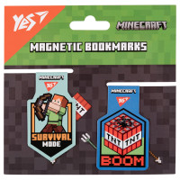 Закладки магнитные Minecraft Steve 2шт YES (708103)