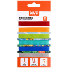 Закладки для книг Yes Orange Line 6 шт яскраві кольори (708850)
