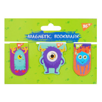 Закладки магнитные YES Monsters 3шт код: 707012
