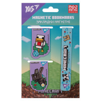 Закладки магнітні Minecraft Girl 3шт. Yes (708344)